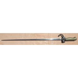 B6) &eacute;p&eacute;e-ba&iuml;onnette Mod&egrave;le 1886 dite "Rosalie" 1er type &agrave; soie courte