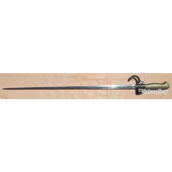B6) �p�e-ba�onnette Mod�le 1886 dite "Rosalie" 1er type � soie courte