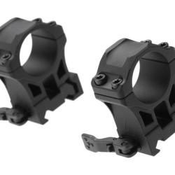Accu-Sync QR 25.4mm High Profile Rings - AQR120 - Schwarz - R&eacute;f: 11344306000 - KBoutique