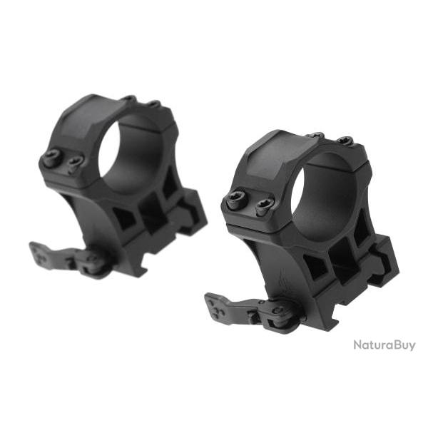 Accu-Sync QR 25.4mm High Profile Rings - AQR120 - Schwarz - R�f: 11344306000 - KBoutique