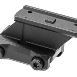 GLx Lower 1/3 Cowitness Micro Dot Riser Mount with .125" Spacer - PA-GLX-RM-L13-S - Schwarz - R&eacute;f: 1