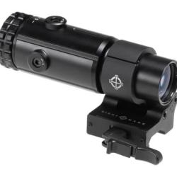 T-5 Magnifier with LQD Flip to Side Mount - SM19064 - Schwarz - R&eacute;f: 10856300000 - KBoutique