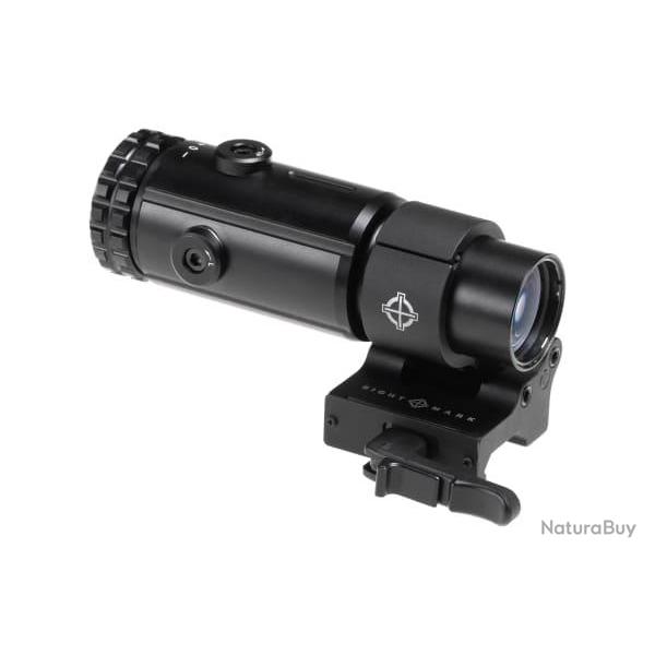 T-5 Magnifier with LQD Flip to Side Mount - SM19064 - Stonegrey Olive - R�f: 10856300000 - KBoutique