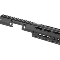 Monolithic M-LOK Handguard for MP5 - MTU055SSM - Black/Red - R&eacute;f: 12568006000 - KBoutique