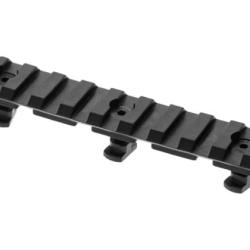 M-LOK Polymer 9 Slot Rail - DLG-112 - Smoke - R&eacute;f: 12161106000 - KBoutique