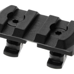 M-LOK Polymer 3 Slot Rail - DLG-109 - Schwarz - R&eacute;f: 12160806000 - KBoutique