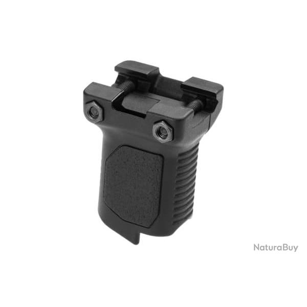 Angled Vertical Picatinny Grip with Cable Management Short - SI-AR-CMAG-RAIL-S-BK - Solid Rock - R�f
