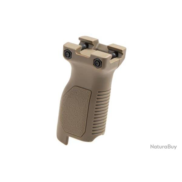 Angled Vertical Picatinny Grip with Cable Management Long - SI-AR-CMAG-RAIL-L-FDE - Navy - R�f: 1136