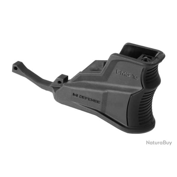 Ergonomic Overmolded Magwell Grip with Trigger Guard for AR-15 - IMI-EMGOT - Schwarz - R�f: 12358606