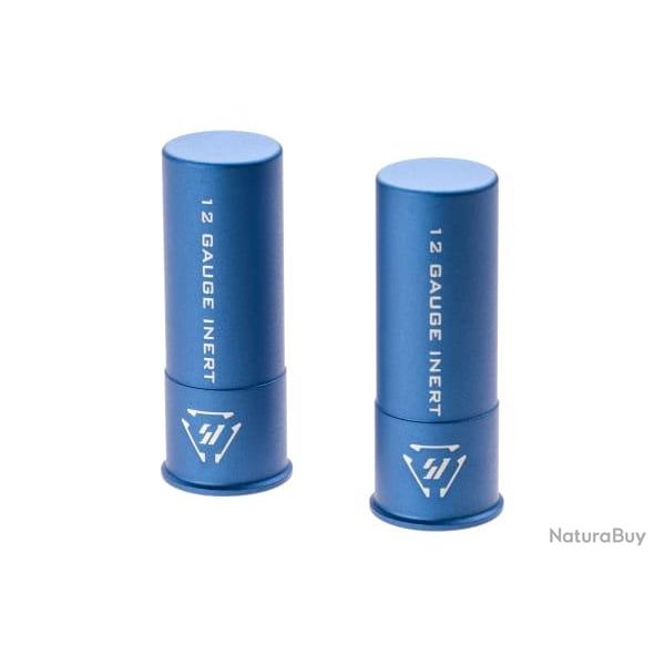 Aluminum Dummy Round 12 GA 2pcs - SI-DR-AL-12GA-BLU - R�f: 12541400000 - KBoutique