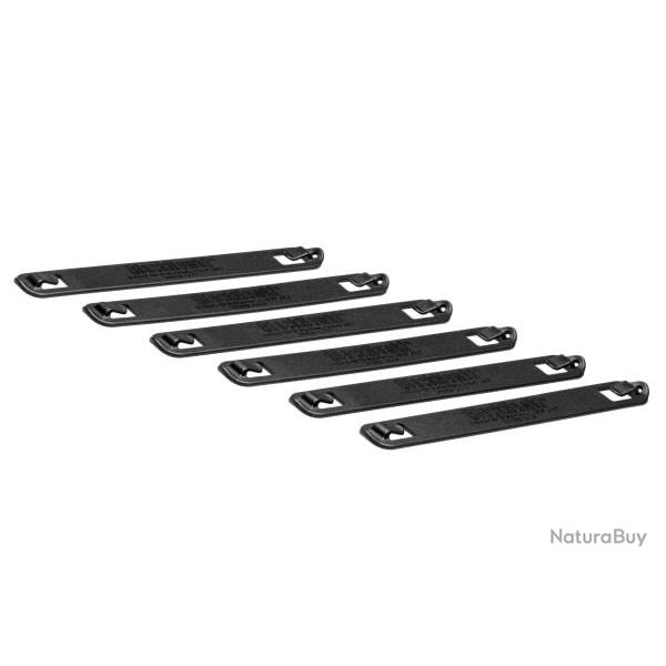 7 Inch Speed Clips 6pcs - 38C706BK - Schwarz - R�f: 10376106000 - KBoutique