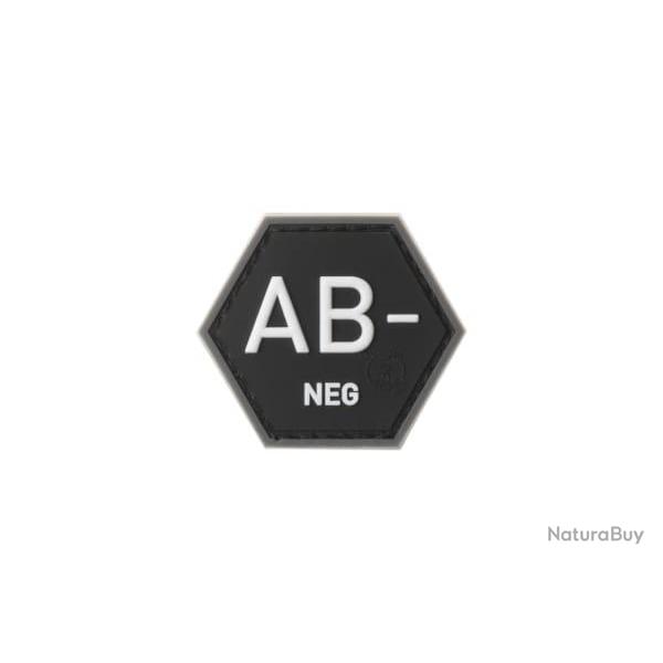 Bloodgroup Hexagon Rubber Patch AB Neg - Gelb - R�f: 10865551700 - KBoutique