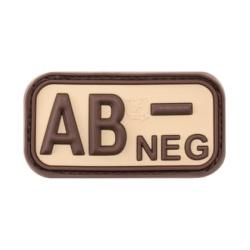 Bloodtype Rubber Patch AB Neg - SWAT - R&eacute;f: 10173731000 - KBoutique
