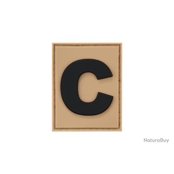 C Team Member Rubber Patch Desert - Black/White - R�f: 10346500000 - KBoutique