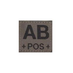 AB Pos Bloodgroup Patch - Multicolor - R&eacute;f: 10500033200 - KBoutique