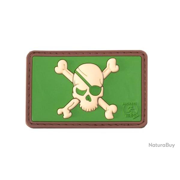 Pirate Skull Rubber Patch - Multicolor - R�f: 10312120000 - KBoutique