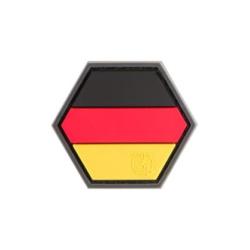 German Flag Hexagon Rubber Patch - Ranger Green - R&eacute;f: 11231950000 - KBoutique