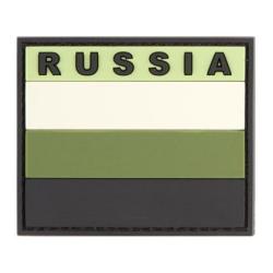 Russia Flag Rubber Patch - R&eacute;f: 11231121400 - KBoutique