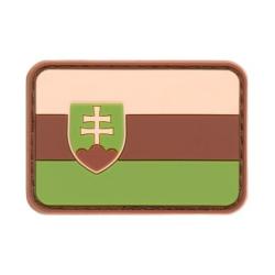 Slovakia Flag Rubber Patch - Wei&szlig; - R&eacute;f: 10361320000 - KBoutique