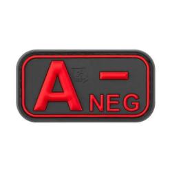 Bloodtype Rubber Patch A Neg - Forest - R&eacute;f: 10173350500 - KBoutique