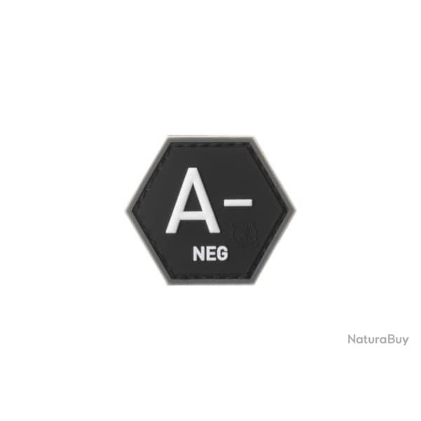 Bloodgroup Hexagon Rubber Patch A Neg - Coyote - R�f: 10864951700 - KBoutique