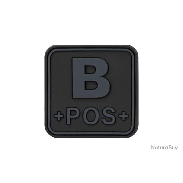 Bloodtype Square Rubber Patch B Pos - Coyote Red - R�f: 10345606400 - KBoutique