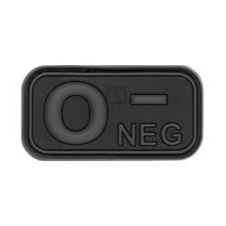 Bloodtype Rubber Patch 0 Neg - R&eacute;f: 10173906400 - KBoutique