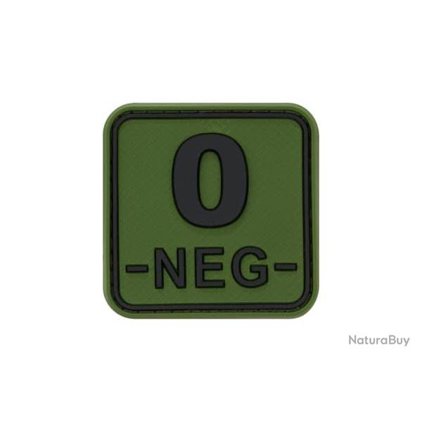 Bloodtype Square Rubber Patch 0 Neg - R�f: 10346121400 - KBoutique