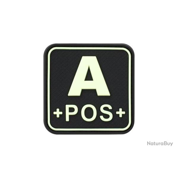Bloodtype Square Rubber Patch A Pos - Multicolor - R�f: 10345460100 - KBoutique