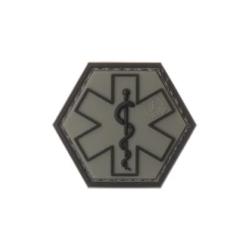 Paramedic Hexagon Rubber Patch - Forest - R&eacute;f: 10866220200 - KBoutique
