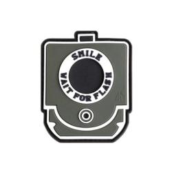 Smile and Wait Rubber Patch - Multicolor - R&eacute;f: 10492621300 - KBoutique