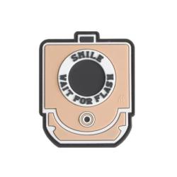 Smile and Wait Rubber Patch - Multicolor - R&eacute;f: 10492631000 - KBoutique