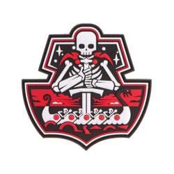Ghost Ship Skull Rubber Patch - Foliage Green - R&eacute;f: 11232550000 - KBoutique
