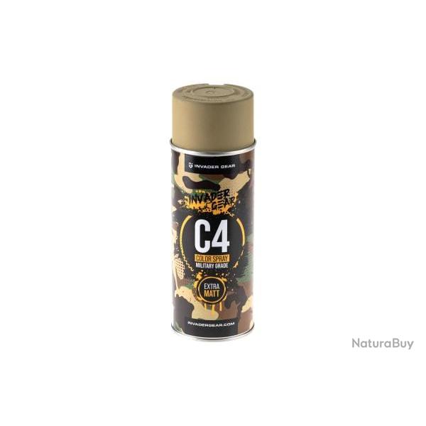 C4 Mil Grade Color Spray - RAL 1040 - Urban - R�f: 12611135600 - KBoutique