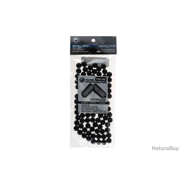 .43 Rubber Balls 100rds - 10.8MMX100 - R�f: 10135200000 - KBoutique