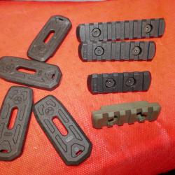 Lot rail M-Lock polym&egrave;re et fond magasin AR15