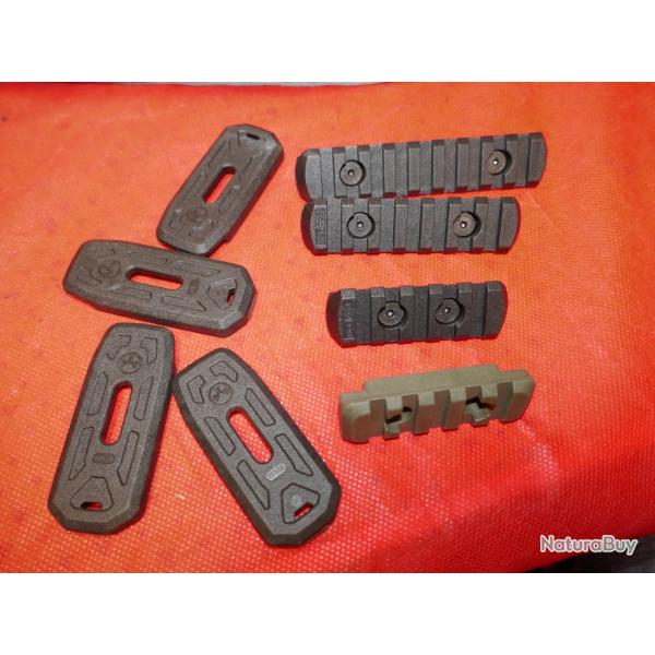 Lot rail M-Lock polym�re et fond magasin AR15