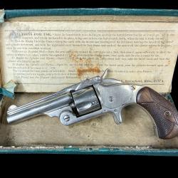 SMITH & WESSON N. 1-1/2 SINGLE ACTION cal. 32sw short num&eacute;ro de s&eacute;rie 68297