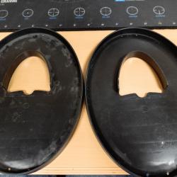 Lot de 2 kit de protection pour coil/disque Garrett ACE 22x16 cm
