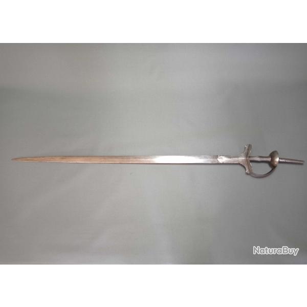 Grande �p�e de cavalerie indienne - 19e si�cle - Firangi type Khanda - Inde - BE