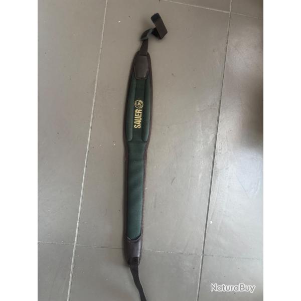 brettelle SAUER verte et marron pour fusil/carabine a vendre aux ench�res destockage armurerie