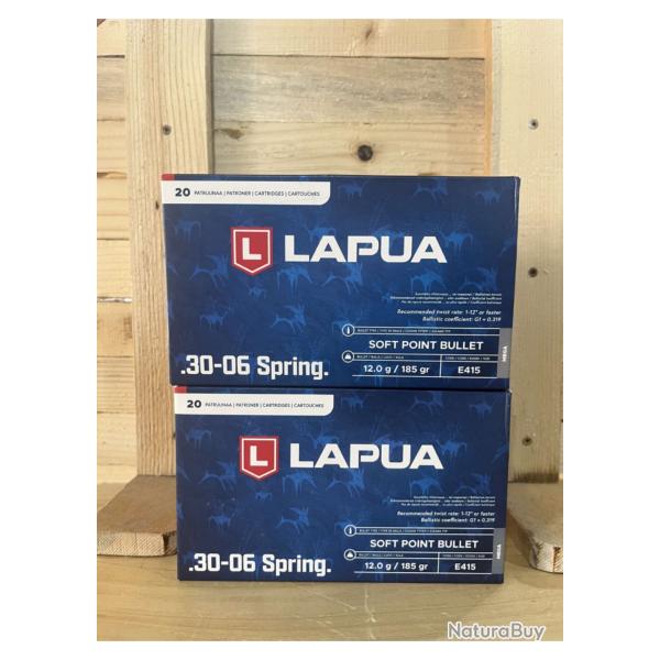 LAPUA 30-06 Spring E415 185GR MEGA