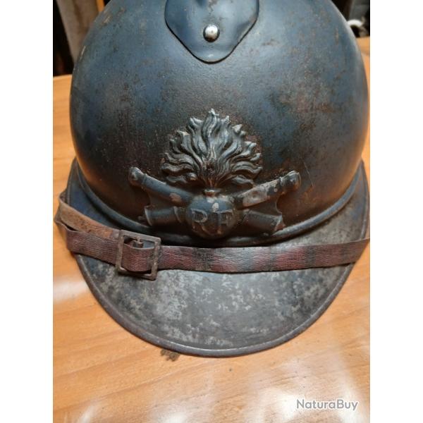 Casque Fran�ais adrian mod�le 1915 Artillerie