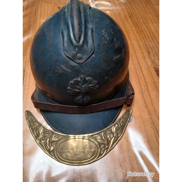 Casque fran�ais infanterie mod�le 1915