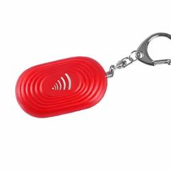 Alarme personnelle prte cl&eacute;s 130 db Rouge