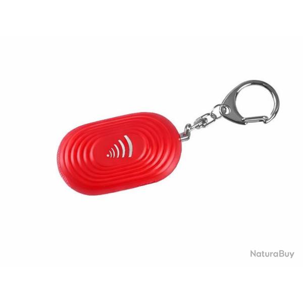 Alarme personnelle prte cl�s 130 db Rouge