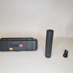 mod&eacute;rateur de son ATEC 40-4 + cache flamme cal 30  M14/1 vz  ak47 .  308 7.62 300 aac blk..