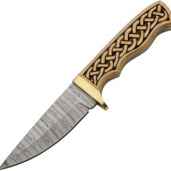 Couteau &agrave; lame fixe Rite Edge Celtic Band Hunter
