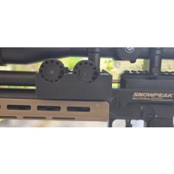Porte-chargeur double avec aimants & support mono-coup pour Snowpeak AP1000 / AP900 AP1000B / AP900B