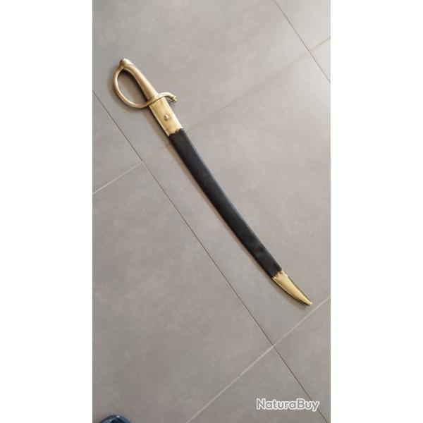 Sabre briquet  An IX de Marine